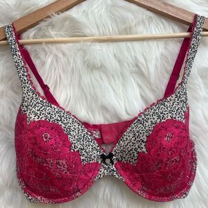 Victoria’s Secret Y2K lace leopard cheetah print bra